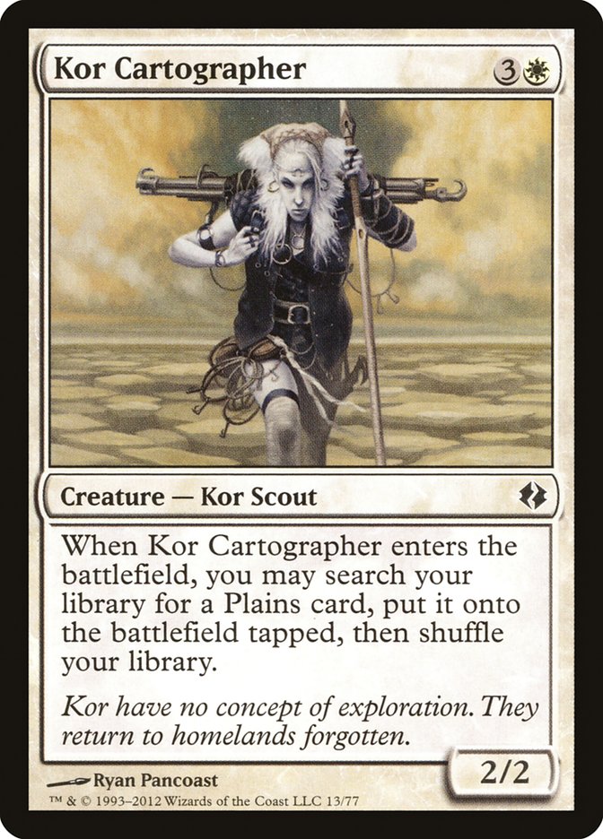 Kor Cartographer [Duel Decks: Venser vs. Koth] | Exor Games Summserside