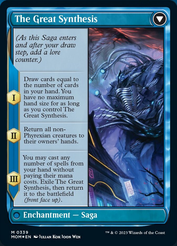 Jin-Gitaxias // The Great Synthesis (Borderless Alternate Art) [March of the Machine] | Exor Games Summserside