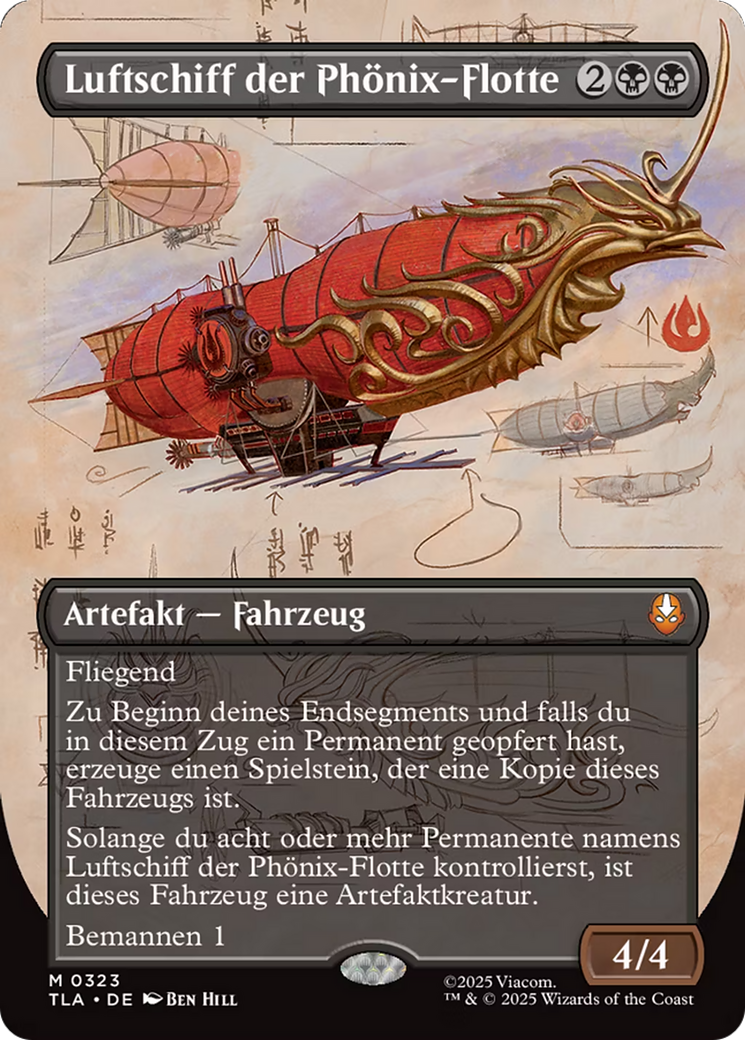 Phoenix Fleet Airship (Borderless) [Avatar: The Last Airbender] | Exor Games Summserside