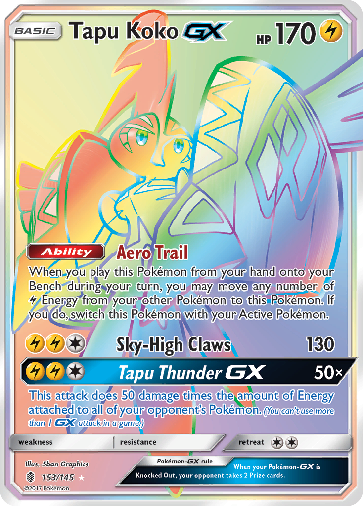 Tapu Koko GX (153/145) [Sun & Moon: Guardians Rising] | Exor Games Summserside