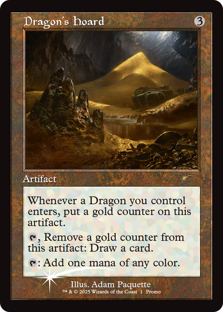 Dragon's Hoard (Retro Frame) [Wizards Play Network 2025] | Exor Games Summserside