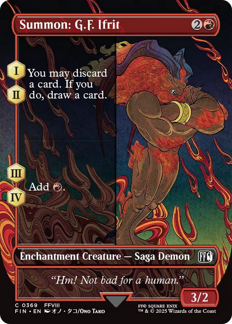 Summon: G.F. Ifrit (Borderless) [FINAL FANTASY] | Exor Games Summserside