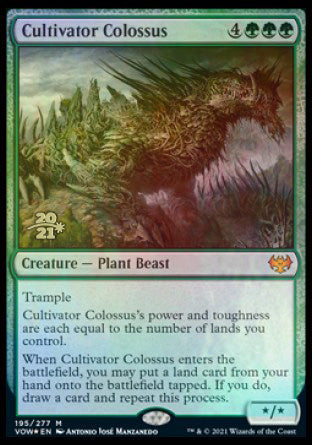 Cultivator Colossus [Innistrad: Crimson Vow Prerelease Promos] | Exor Games Summserside