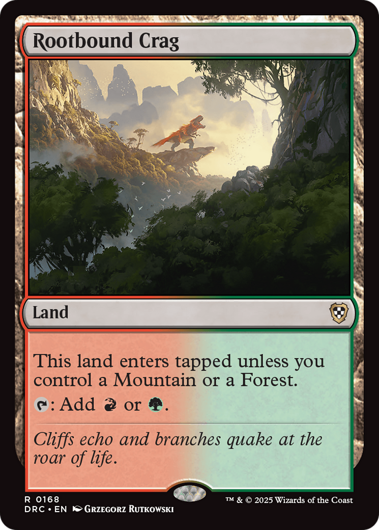 Rootbound Crag [Aetherdrift Commander] | Exor Games Summserside