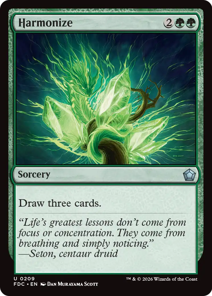 Harmonize [Foundations Commander] | Exor Games Summserside