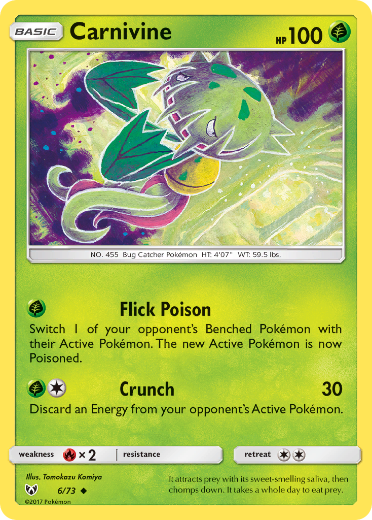 Carnivine (6/73) [Sun & Moon: Shining Legends] | Exor Games Summserside