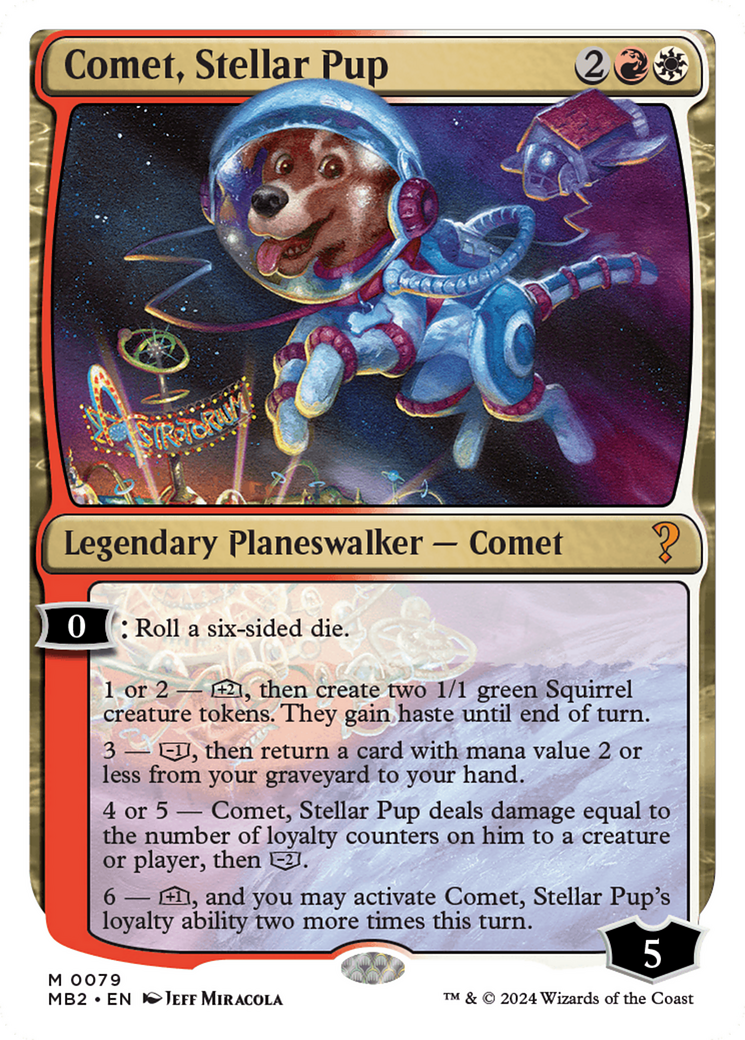 Comet, Stellar Pup [Mystery Booster 2] | Exor Games Summserside