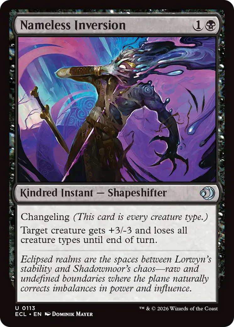 Nameless Inversion [Lorwyn Eclipsed] | Exor Games Summserside