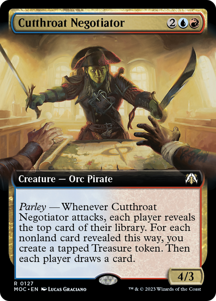 Cutthroat Negotiator (Extended Art) [March of the Machine Commander] | Exor Games Summserside