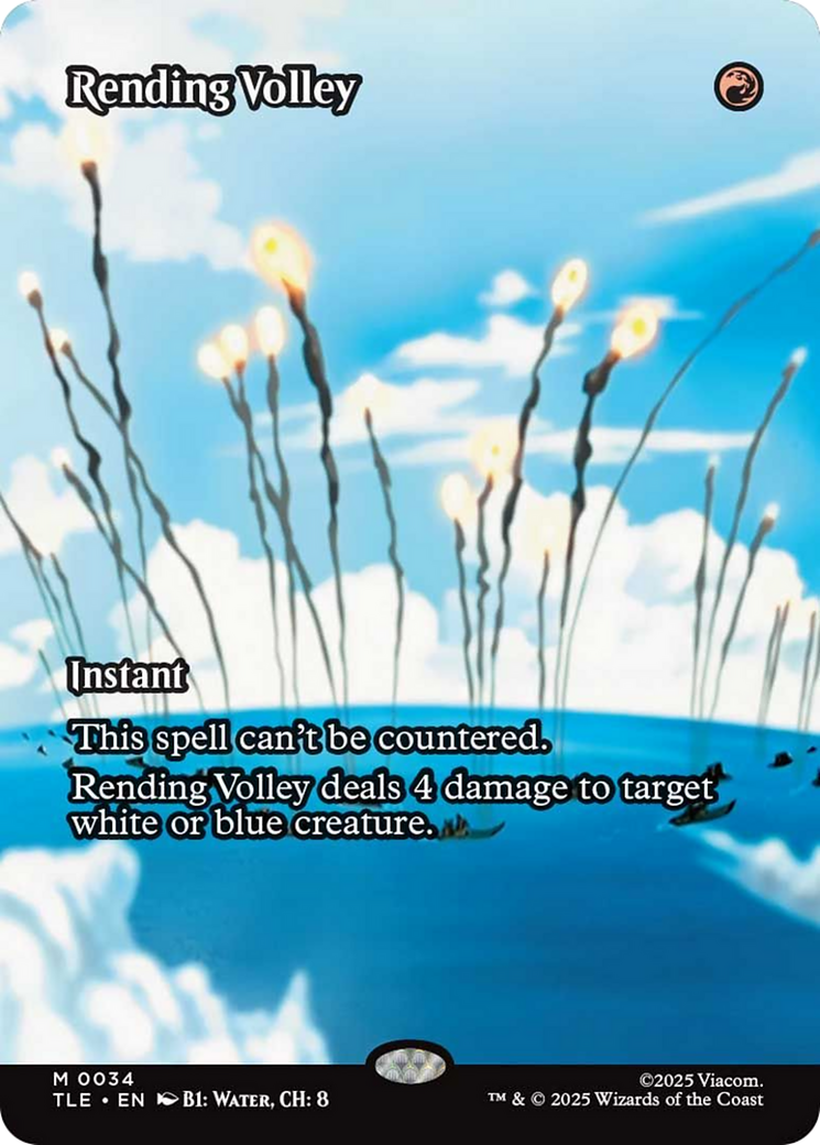 Rending Volley (Borderless) [Avatar: The Last Airbender: Eternal-Legal] | Exor Games Summserside