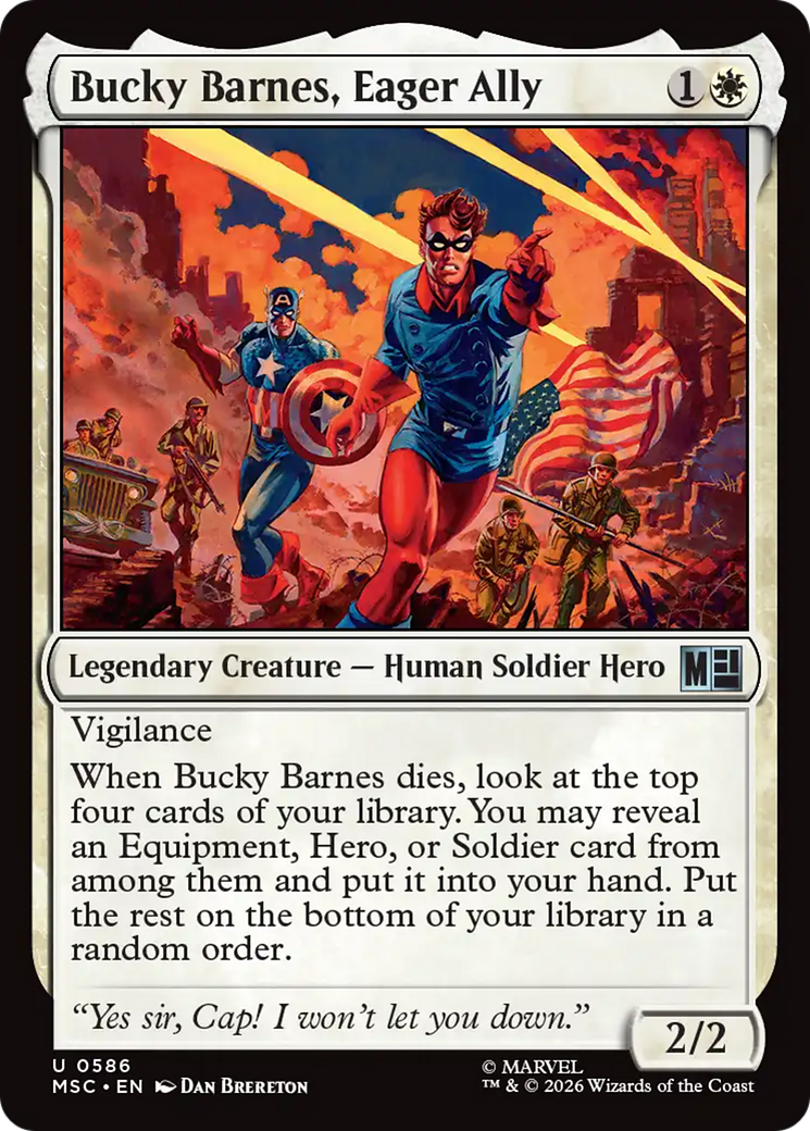 Bucky Barnes, Eager Ally [Marvel Super Heroes Commander] | Exor Games Summserside