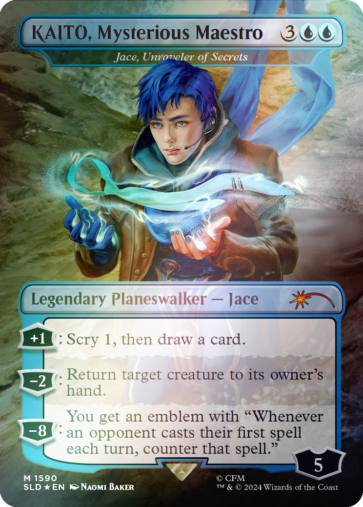 KAITO, Mysterious Maestro - Jace, Unraveler of Secrets (Rainbow Foil) [Secret Lair Drop Series] | Exor Games Summserside