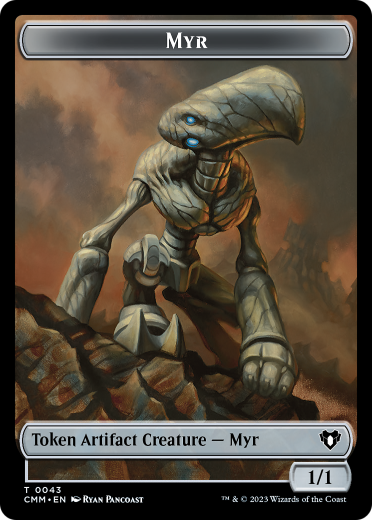 Myr Token [Commander Masters Tokens] | Exor Games Summserside