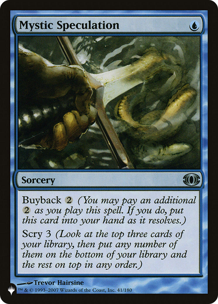 Mystic Speculation [The List] | Exor Games Summserside