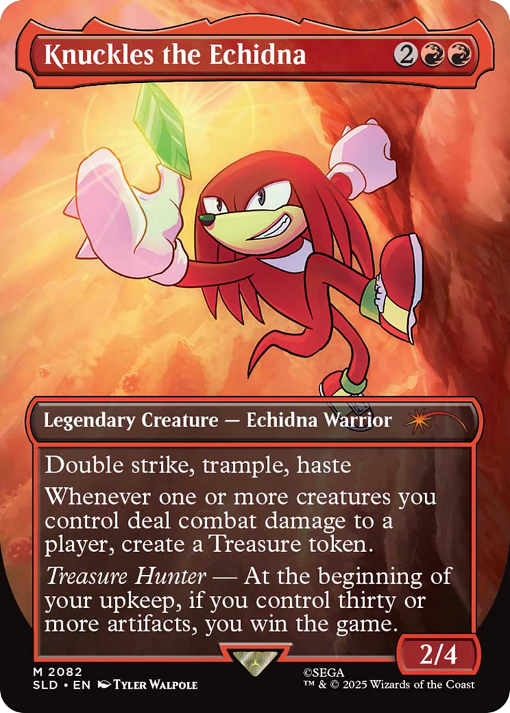 Knuckles the Echidna (Rainbow Foil) [Secret Lair Drop Series] | Exor Games Summserside