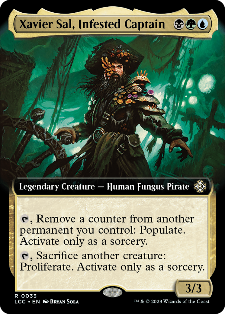 Xavier Sal, Infested Captain (Extended Art) [The Lost Caverns of Ixalan Commander] | Exor Games Summserside