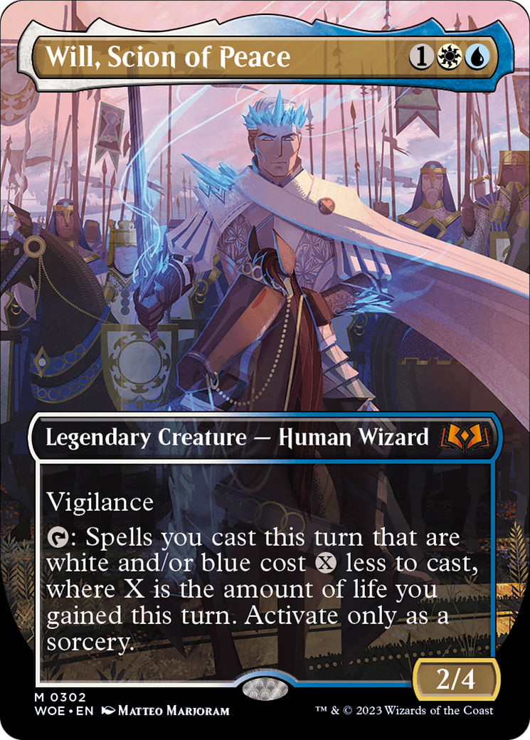 Will, Scion of Peace (Borderless Alternate Art) [Wilds of Eldraine] | Exor Games Summserside