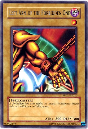 Left Arm of the Forbidden One [RP01-EN020] Rare | Exor Games Summserside