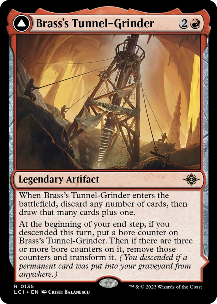 Brass's Tunnel-Grinder // Tecutlan, The Searing Rift [The Lost Caverns of Ixalan] | Exor Games Summserside