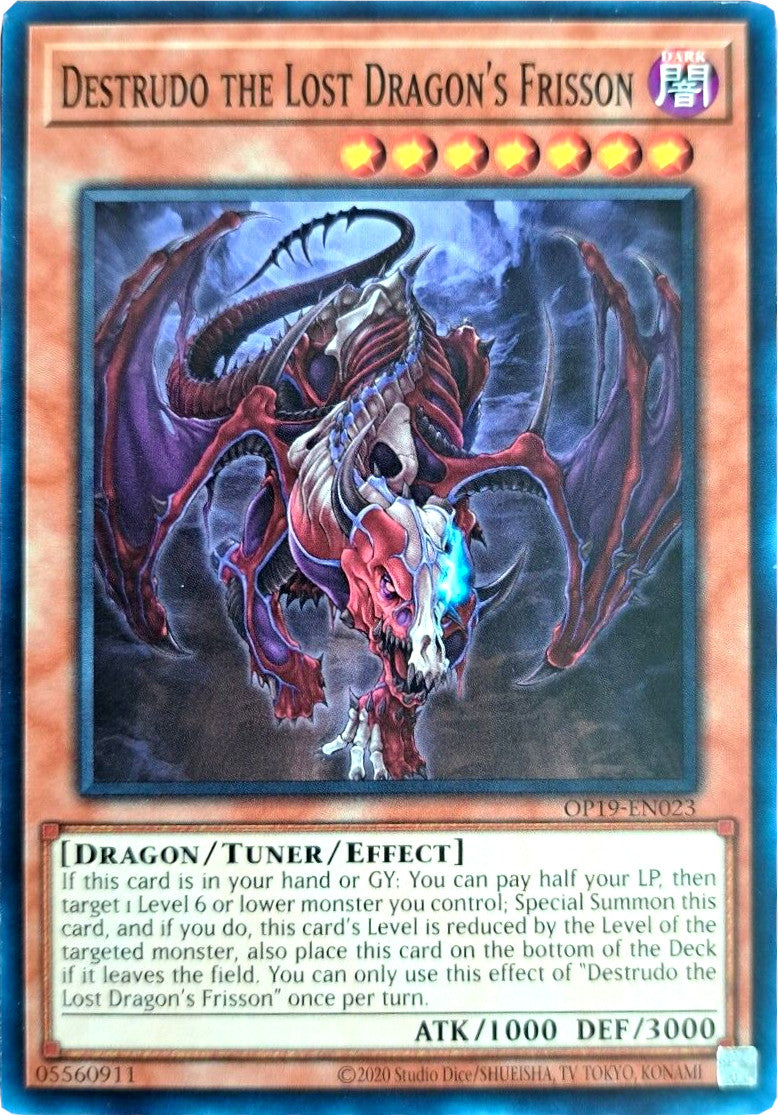 Destrudo the Lost Dragon's Frisson [OP19-EN023] Common | Exor Games Summserside