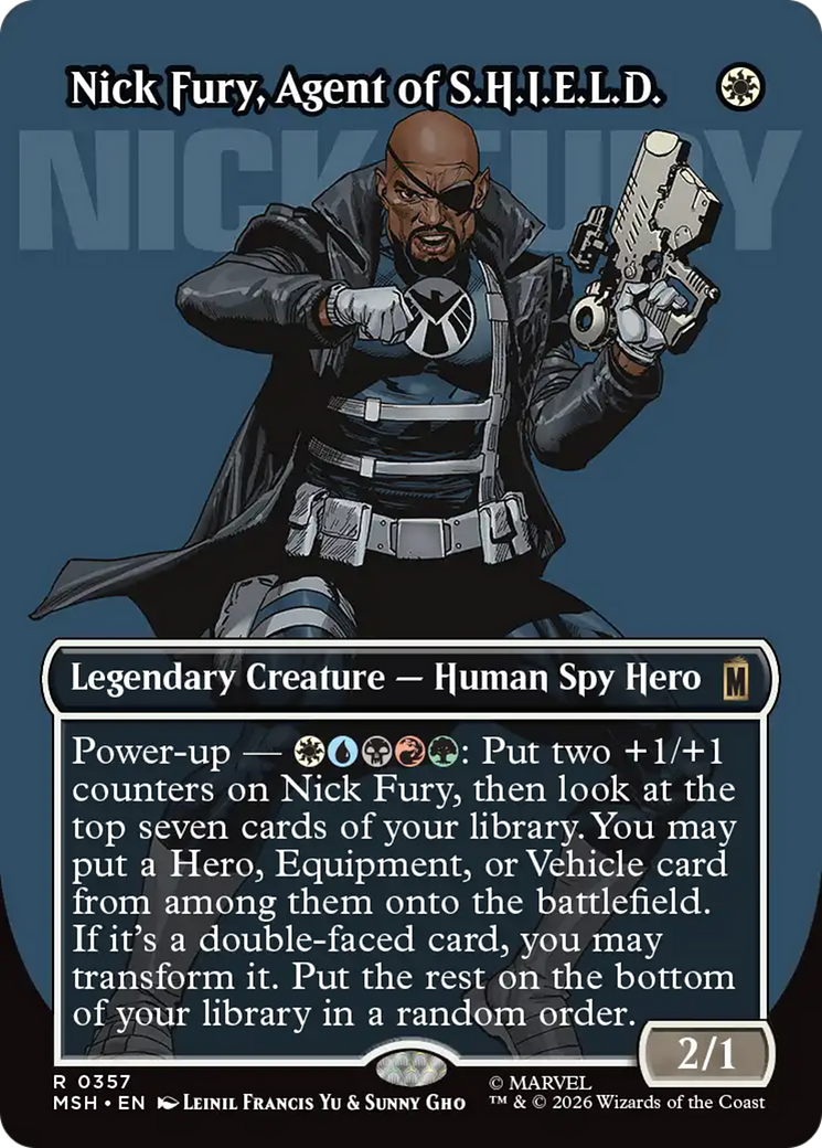 Nick Fury, Agent of S.H.I.E.L.D. (Borderless) (0357) [Marvel Super Heroes] | Exor Games Summserside
