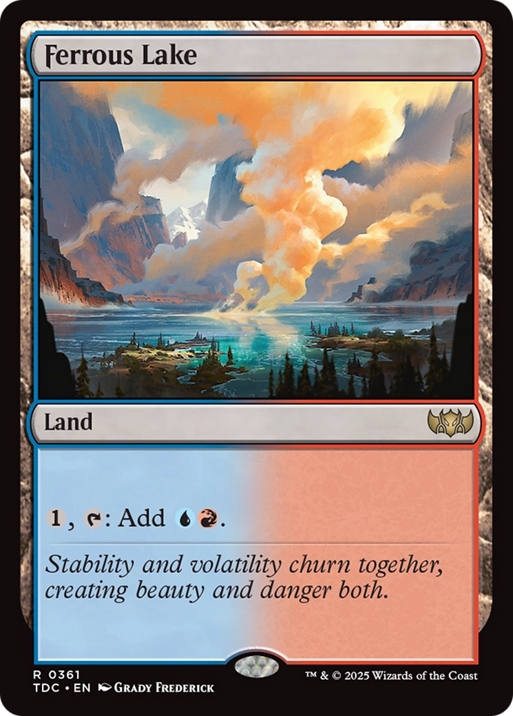 Ferrous Lake [Tarkir: Dragonstorm Commander] | Exor Games Summserside