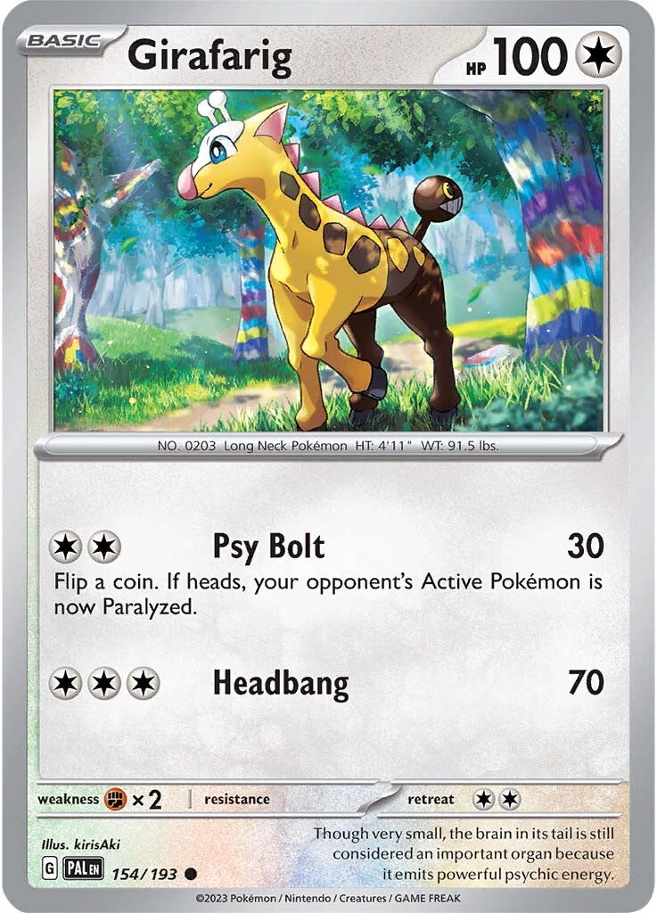 Girafarig (154/193) [Scarlet & Violet: Paldea Evolved] | Exor Games Summserside