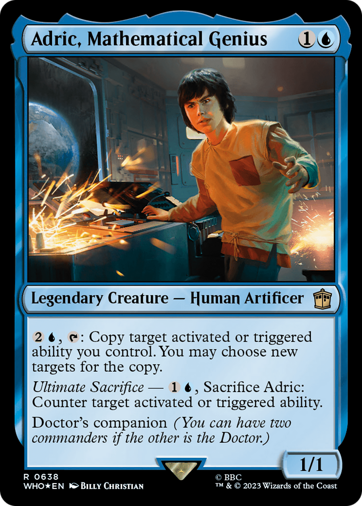 Adric, Mathematical Genius (Surge Foil) [Doctor Who] | Exor Games Summserside