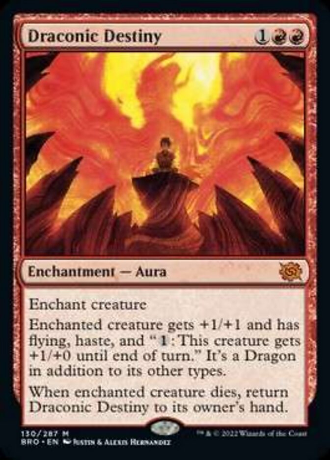 Draconic Destiny (Promo Pack) [The Brothers' War Promos] | Exor Games Summserside