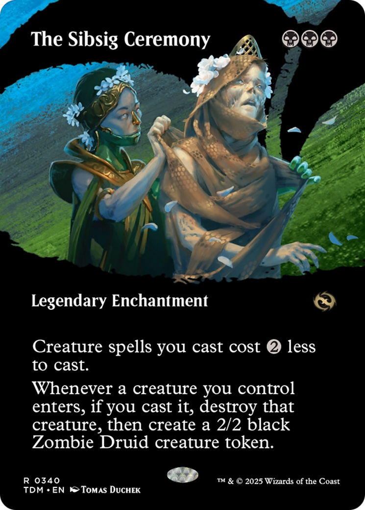 The Sibsig Ceremony (Borderless) [Tarkir: Dragonstorm] | Exor Games Summserside