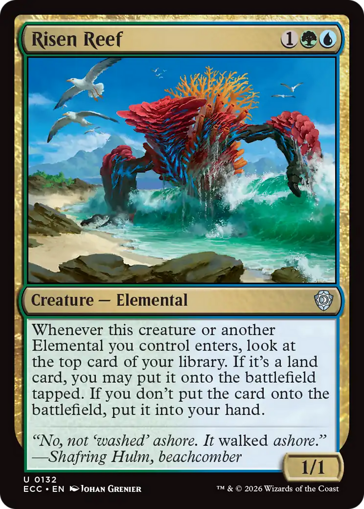 Risen Reef [Lorwyn Eclipsed Commander] | Exor Games Summserside