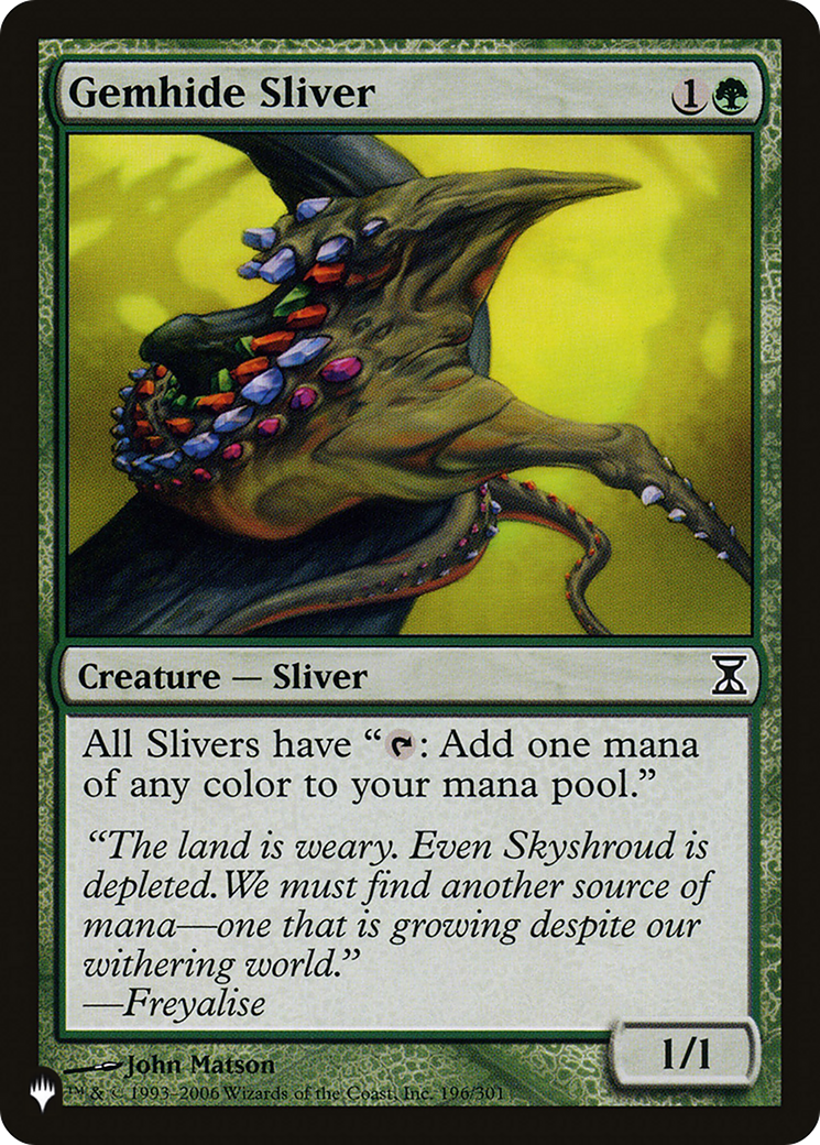 Gemhide Sliver [The List] | Exor Games Summserside