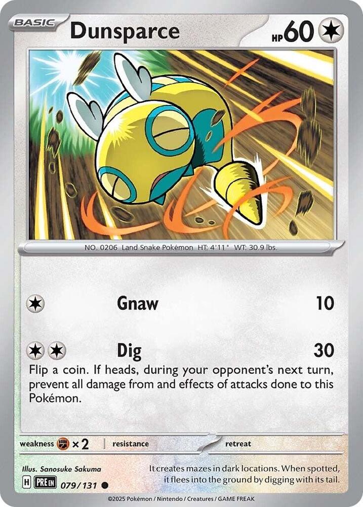 Dunsparce (079/131) [Scarlet & Violet: Prismatic Evolutions] | Exor Games Summserside