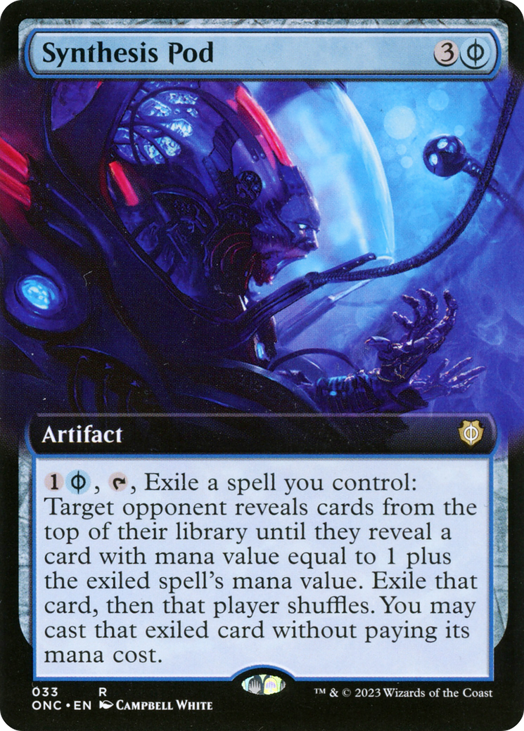 Synthesis Pod (Extended Art) [Phyrexia: All Will Be One Commander] | Exor Games Summserside