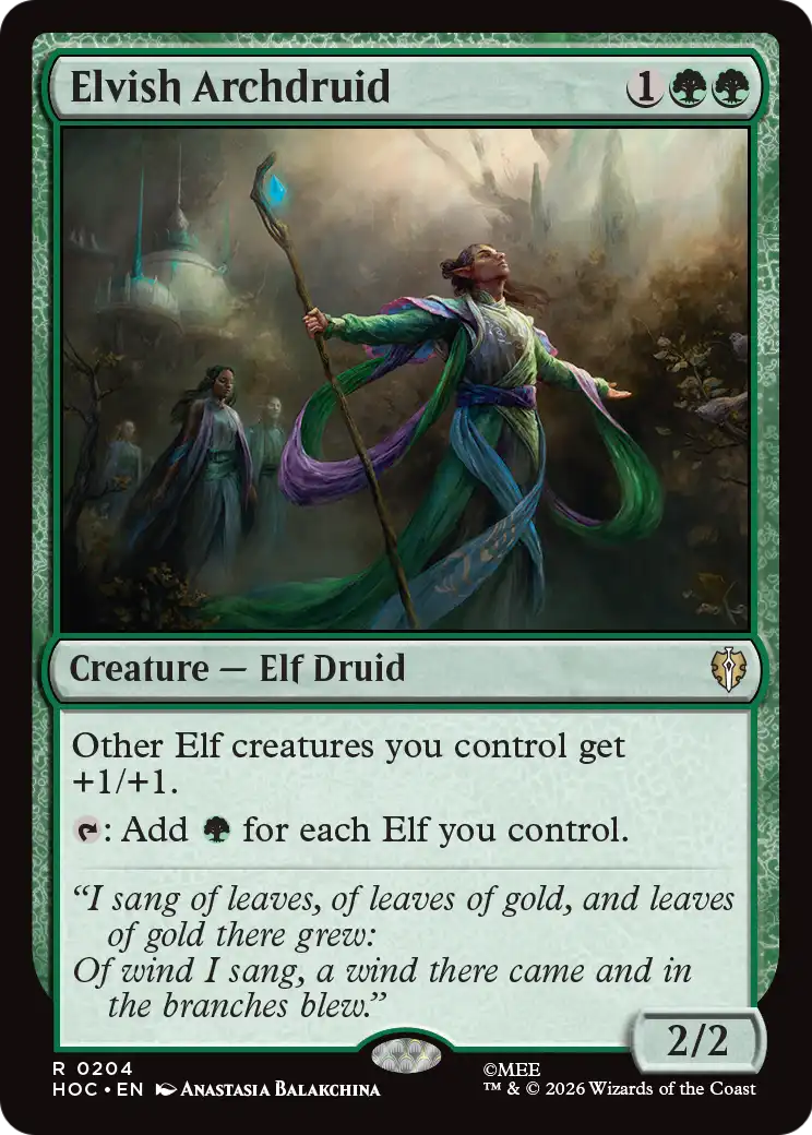 Elvish Archdruid [The Hobbit: Eternal-Legal] | Exor Games Summserside
