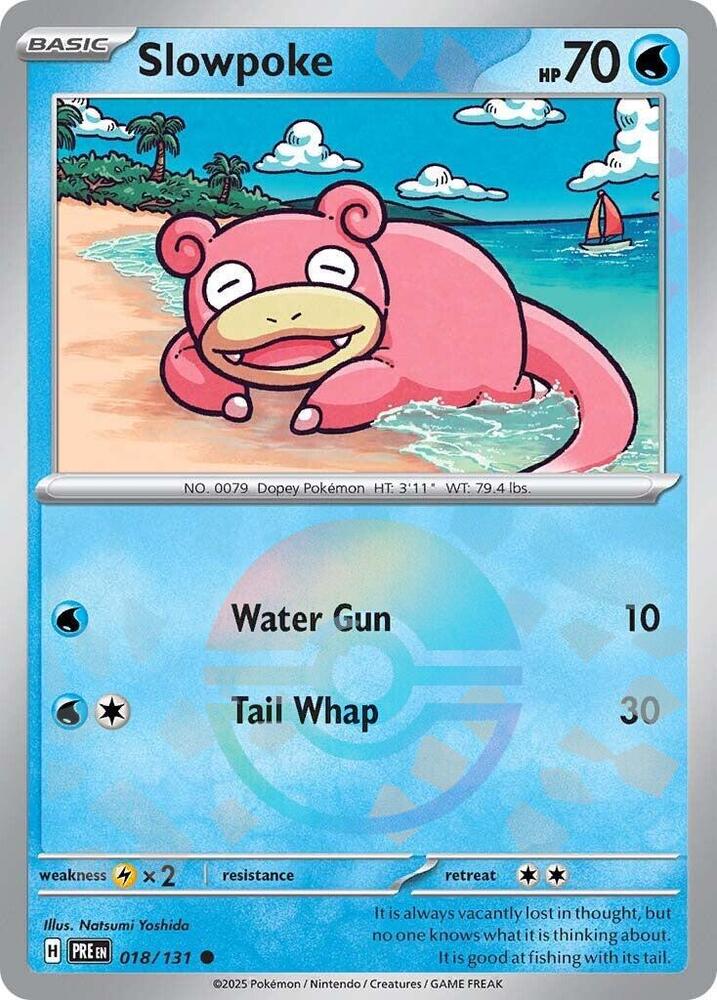 Slowpoke (018/131) (Poke Ball Pattern) [Scarlet & Violet: Prismatic Evolutions] | Exor Games Summserside