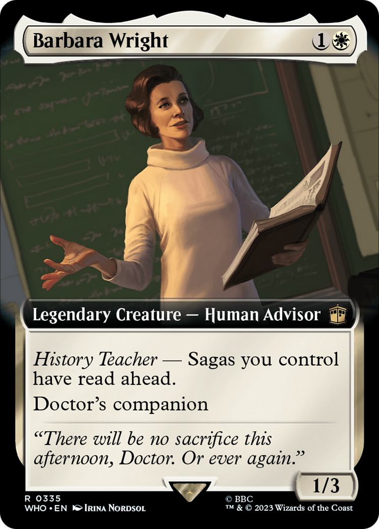 Barbara Wright (Extended Art) [Doctor Who] | Exor Games Summserside