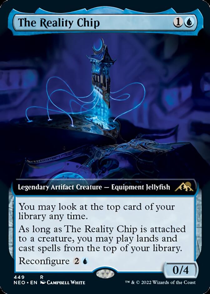 The Reality Chip (Extended Art) [Kamigawa: Neon Dynasty] | Exor Games Summserside