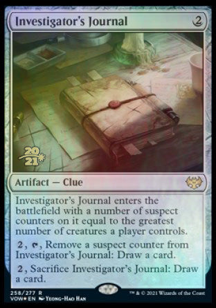 Investigator's Journal [Innistrad: Crimson Vow Prerelease Promos] | Exor Games Summserside
