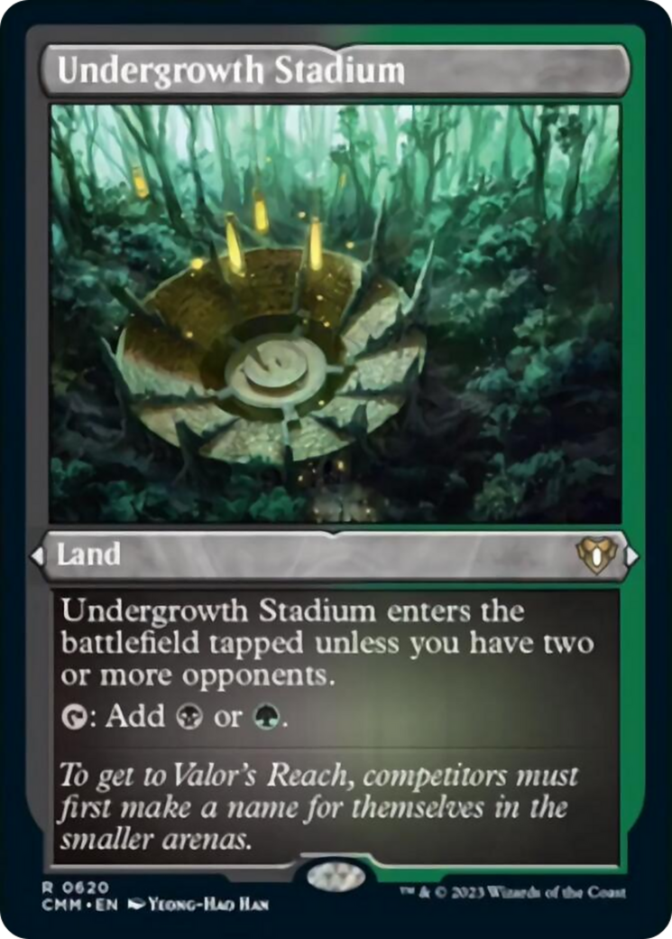 Undergrowth Stadium (Foil Etched) [Commander Masters] | Exor Games Summserside