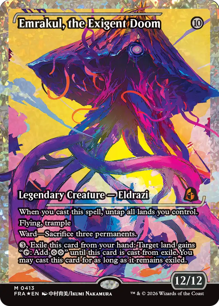 Emrakul, the Exigent Doom (Showcase) (Fracture Foil) [Reality Fracture] | Exor Games Summserside