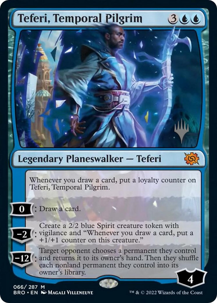 Teferi, Temporal Pilgrim (Promo Pack) [The Brothers' War Promos] | Exor Games Summserside