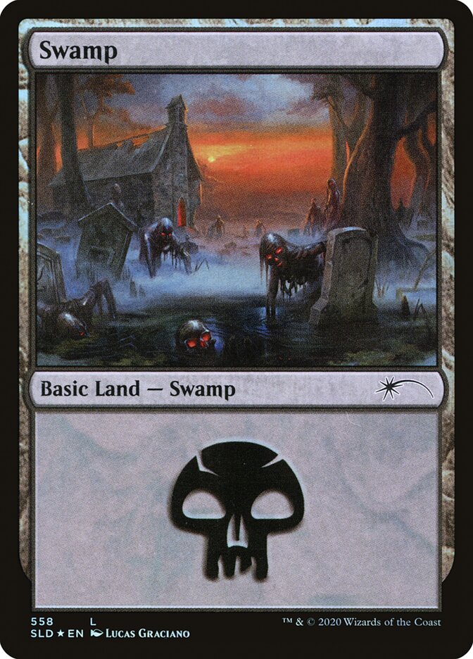 Swamp (Reanimated) (558) [Secret Lair Drop Promos] | Exor Games Summserside