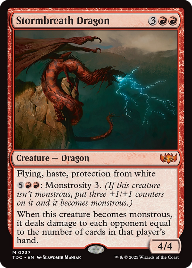 Stormbreath Dragon [Tarkir: Dragonstorm Commander] | Exor Games Summserside