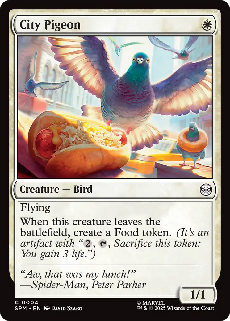 City Pigeon [Marvel's Spider-Man] | Exor Games Summserside