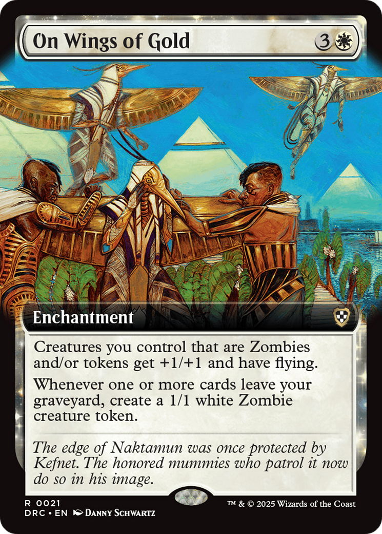 On Wings of Gold (Extended Art) [Aetherdrift Commander] | Exor Games Summserside