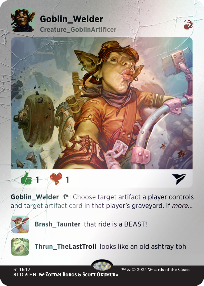 Goblin Welder (Rainbow Foil) [Secret Lair Drop Series] | Exor Games Summserside