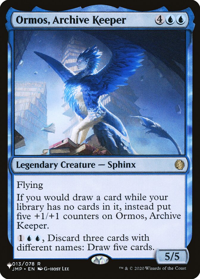 Ormos, Archive Keeper [The List] | Exor Games Summserside