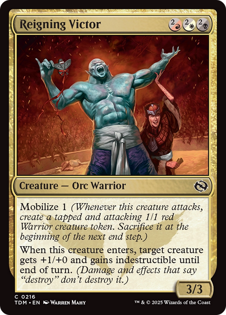 Reigning Victor [Tarkir: Dragonstorm] | Exor Games Summserside