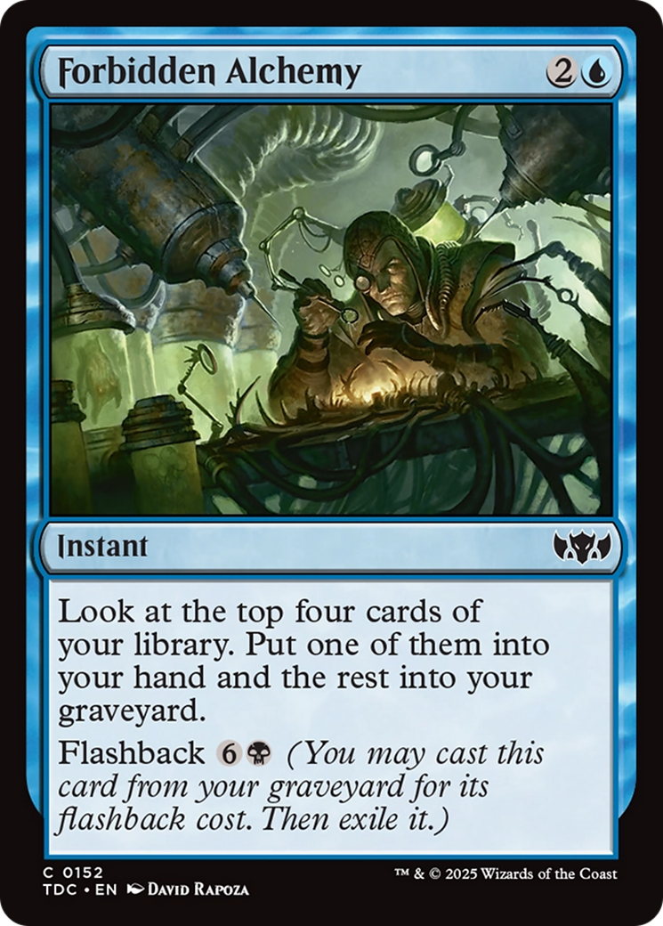 Forbidden Alchemy [Tarkir: Dragonstorm Commander] | Exor Games Summserside